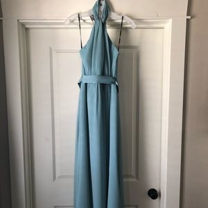 Light Blue David’s Bridal Bridesmaid Dress